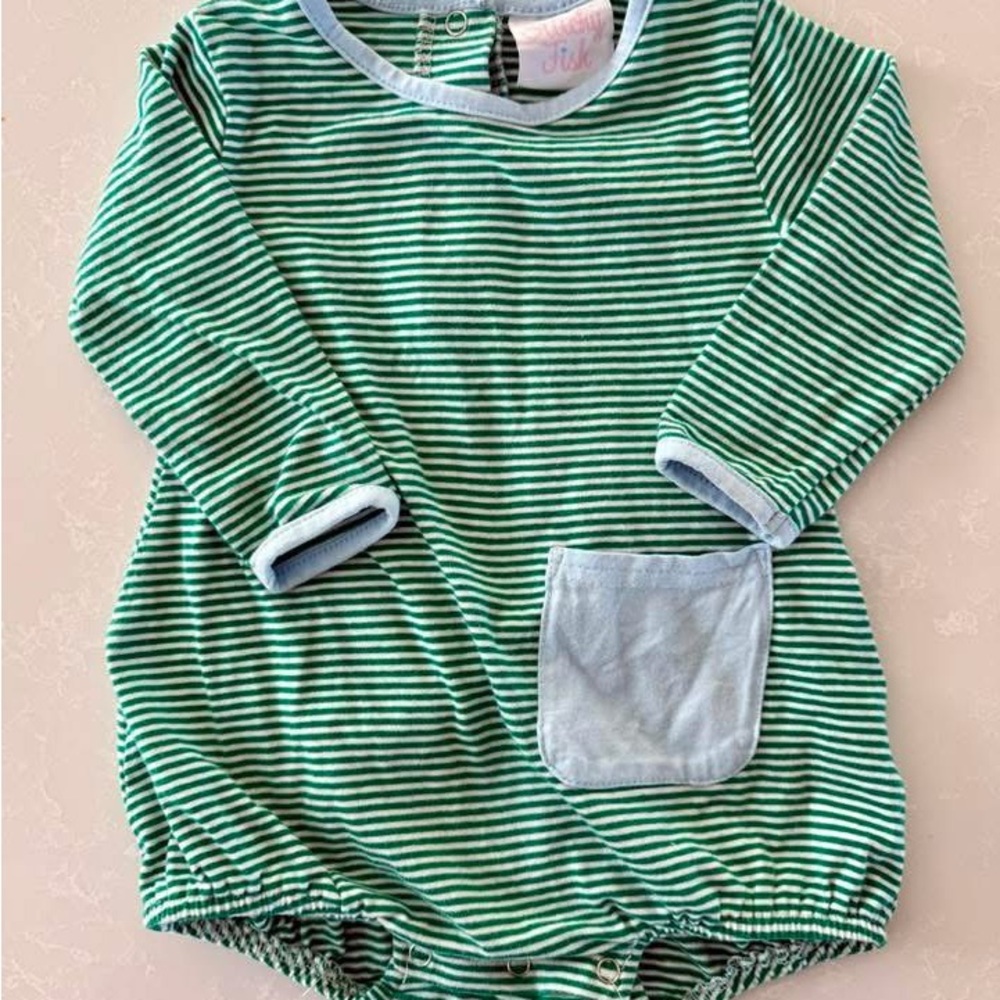 EUC Stitchy Fish Boy Bubble